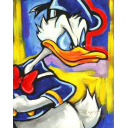 ティム・ロジャーソン「Donald Duck」ジークレー・オン・キャンバス