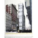 クリスト「『Project for #1 Times Square, 42 Street and Broadway, New York City』より Wrapped Building」リトグラフ+リトグラフ+リトグラフ+リトグラフ+リトグラフ+リトグラフ+リトグラフ+コラージュ+コラージュ+コラージュ+コラージュ+コラージュ+コラージュ+コラージュ
