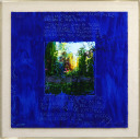 ホアキン・トレンツ・リャド「ロルカの詩II」シルクスクリーン63.5×63.5cm