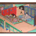 中村岳陵「内裏」日本画