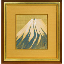 川合玉堂「富士」日本画+日本画26.8 × 23.8 cm