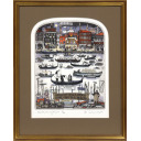 グラハム・クラーク「『The Grand Tour』より Fish Merchant of Venice」銅版画+銅版画+銅版画+銅版画+銅版画+銅版画+銅版画+銅版画