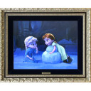 ジム・サルバティ「『アナと雪の女王』より 雪だるまつくろう」原画40.1 × 53.4 cm