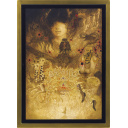 笹本正明「楽園」日本画+日本画53.0 × 36.0 cm