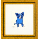 ジョージ・ロドリーゲ「BLUE DOG」シルクスクリーン+シルクスクリーン