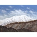 高崎昇平「雲山白響」日本画+日本画P10号