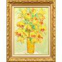 アンドレ・コタボ「黄色い花束」油彩