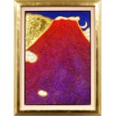 武宮秀鵬「日は昇る」油彩＋テンペラ M15号