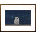 佐々木裕久「星の回廊」日本画+日本画24.0 × 40.5 cm