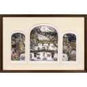 グラハム・クラーク「フィレンツェ 名所めぐり」手彩+銅版画