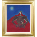 戸屋勝利「神無月の信長」日本画 10号