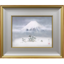 浜田泰介「新雪の朝」日本画+日本画+日本画6号