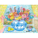 レスリー・セイヤー「Enchanting Room」油彩+油彩22.8 × 31.0 cm