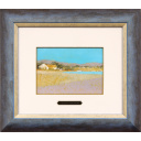 アンドレ・ブーリエ「池の眺め」板に油彩0号