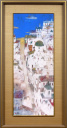 村上裕二「白い港の午後」日本画80.0 × 31.5 cm
