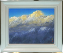 福王寺法林「ヒマラヤの朝」日本画+日本画P10号