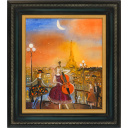 織田広比古「パリの女達」油彩