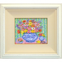 レスリー・セイヤー「Pink Table」油彩20.5 × 25.3 cm