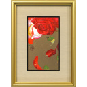 岩田壮平「rose」日本画27.3 × 16.1 cm