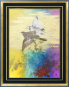 川瀬伊人「虹を超えて」日本画