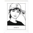 KYNE「Untitled (背景白)」ポスター+ポスター