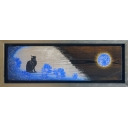志田展哉「blue earth」日本画29.0 × 93.0 cm