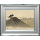 小野竹喬「翠峯雲影」日本画36.8 × 50.2 cm