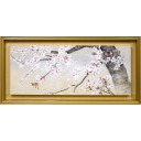 宮下真理子「花絵巻(春桜)」日本画+日本画38.0 × 91.0 cm