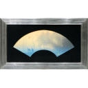 千住博「湖畔朝景」日本画66.0×22.0cm