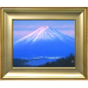 清水規「黎明富士」日本画+日本画10号