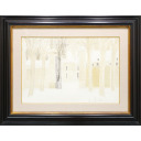 アンドレ・ブラジリエ「雪のルペーニュ」水彩53.2 × 65.9 cm