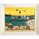 ジェーン・ウースター・スコット「Seashore Shenanigans」油彩61.0 × 76.0 cm
