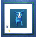 ジョージ・ロドリーゲ「LITTLE BLUE DOG -BLUE-」シルクスクリーン+シルクスクリーン