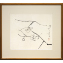 熊谷守一「梅」墨32.7 × 40.4 cm