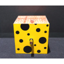 草間彌生「MIRROR BOX」オブジェ14.0 × 14.0 cm
