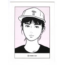 KYNE「Untitled (背景赤)」ポスター+ポスター