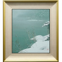 二川和之「雪余」日本画
