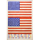 ジャスパー・ジョーンズ「Two Flags (Whitney Museum of American Art 50th Anniversary)」リトグラフ+リトグラフ+リトグラフ+リトグラフ