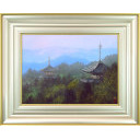 清水規「当麻寺の朝」日本画+日本画F8号