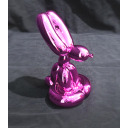 ジェフ・クーンズ「Balloon Rabbit (Pink) 」フィギュア+フィギュア