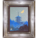 千住博「興福寺」日本画