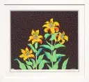 草間彌生「FLOWERS」スクリーンプリント45.5×53.0cm