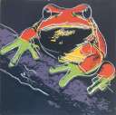 アンディ・ウォーホル「『Endangered Species（絶滅危惧種）』より Pine Barrens Tree Frog」スクリーンプリント