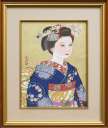 森田曠平「洛北おとめ」リトグラフ :: 絵画買取・販売 - シバヤマ