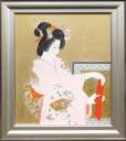 立石春美「澄心」日本画 30号