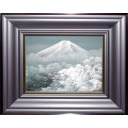 佐倉功起「樹氷の富士」日本画