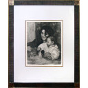 ルノワール「Gabrielle et Jean」銅版画