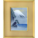 小山硬「懸崖富士」日本画