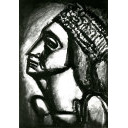 ジョルジュ・ルオー「『MISERERE （ミセレーレ）』より VIERGE AUX SEPT GLAIVES 七つの剣の悲しみを負う聖母-No.53」銅版画