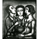 ジョルジュ・ルオー「『MISERERE （ミセレーレ）』より AUGURES 占者たち… No.41」銅版画